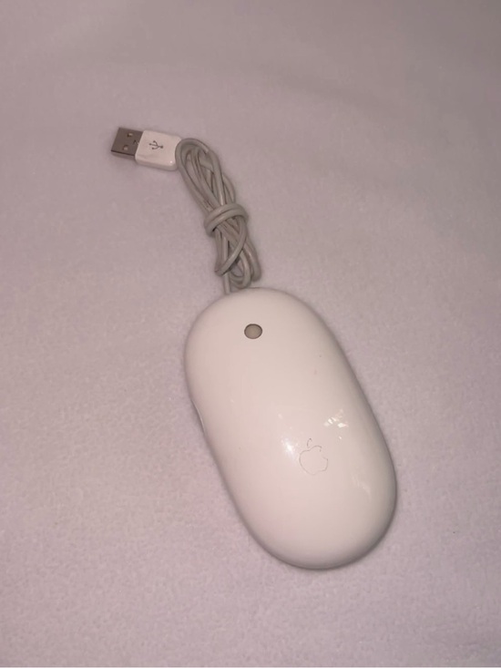 Apple Other - Genuine OEM Apple Mighty Mouse Wired USB White Model A1152 Working